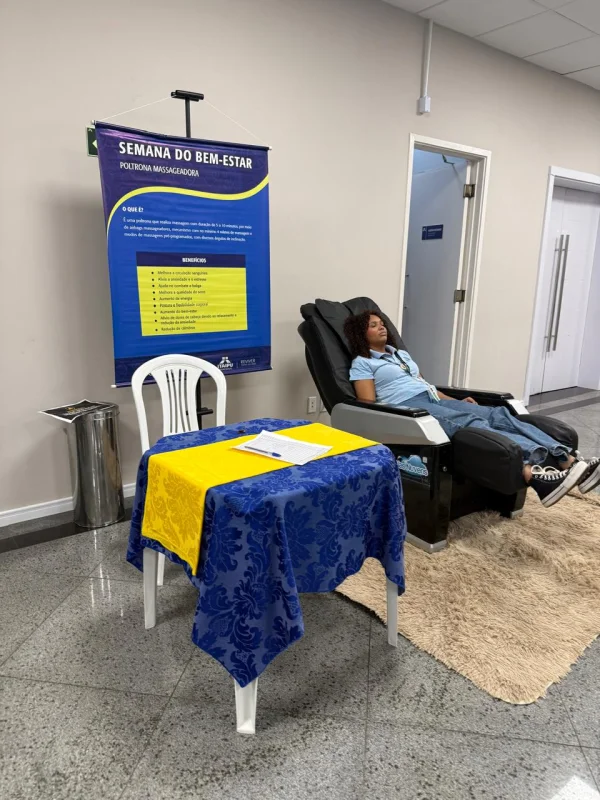 Poltrona de massagem para empresas