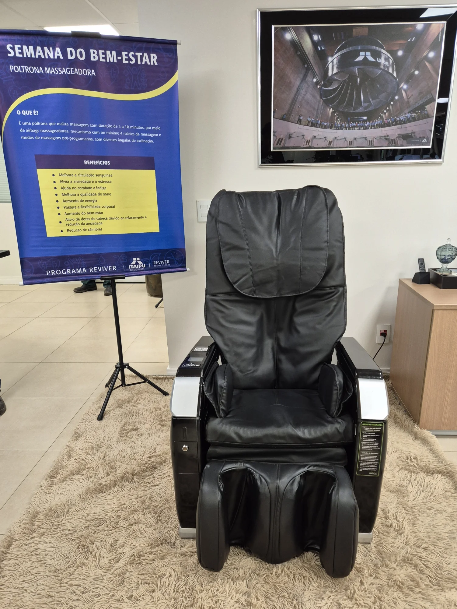 Locação de poltrona de massagem em Minas Gerais
