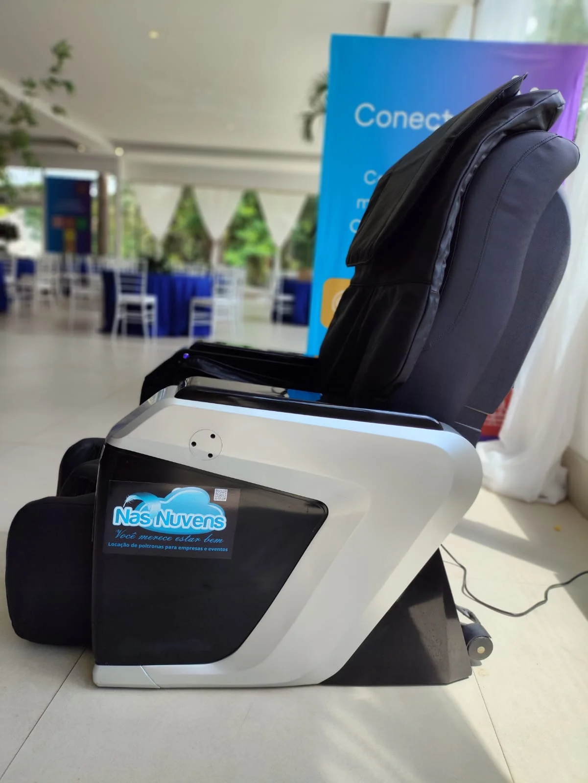poltrona de massagem para eventos