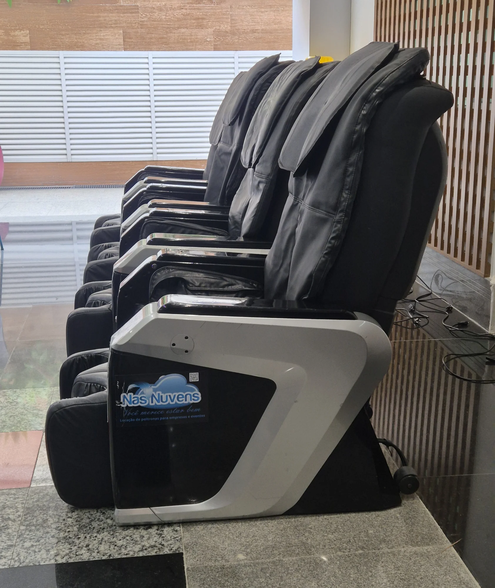 poltrona de massagem para feiras em São Paulo
